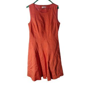 Calvin Klein Women's Size‎ 8 Coral Sleeveless Dress